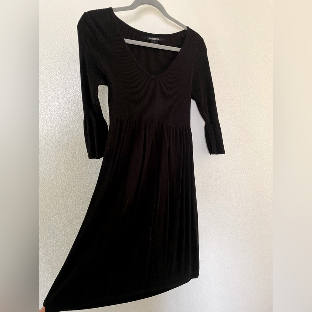 BLACK KNIT DRESS / MAX EDITION